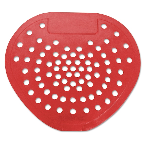 Hospeco Health Gards Vinyl Urinal Screen, 7 3/4"w x 6 7/8"h, Red, Cherry, PK12 HOS 03901 - main